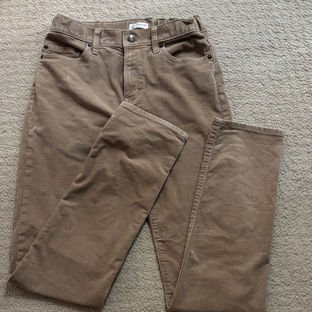 Crewcuts boys' slim flex corduroy pant